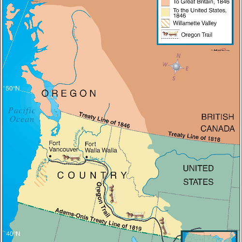Jun 15 1846 oregon treaty timeline 