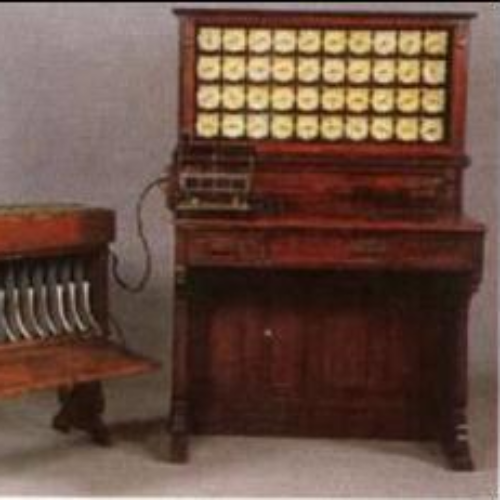 3 agos 1890 año - Perforadora Mecanica (Cinta de tiempo)