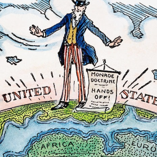 Monroe Doctrine Map 1823