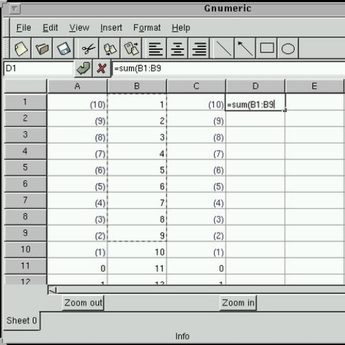 dec 31, 2001 - Gnumeric (Timeline)