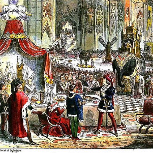 1 feb 1400 año El Voto del Faisán. (Cinta de tiempo)