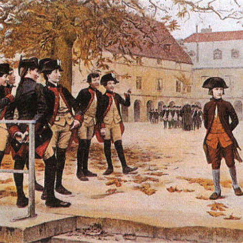 jan 1, 1784 - Se gradua de la escuela militar. (Timeline)