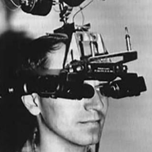 20 mar 1968 año - Primer casco visor Sutherland crea el primer casco visor  de Realidad Virtual Espada de Damocles), al montar tubos de rayos catódicos  en un armazón de alambre, de