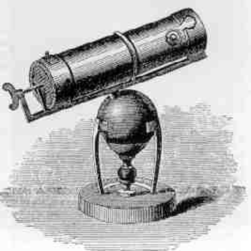 15 feb 1668 año - Telescopio reflector (Cinta de tiempo)