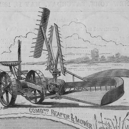 Mechanical Reaper Diagram