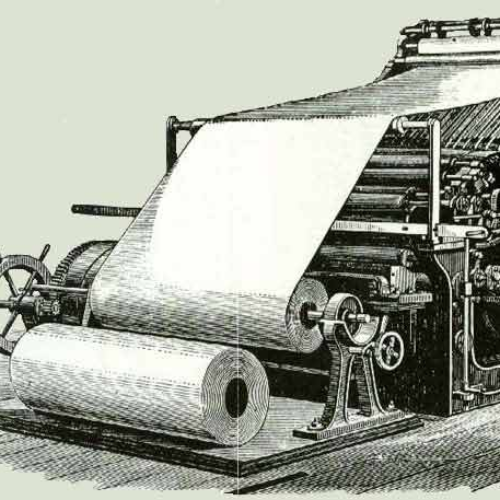 1 ene 1852 año The first "screened" photosensitive metal plate is created. (Cinta de tiempo)