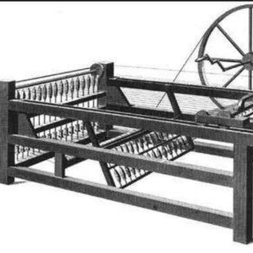 21 mar 1785 año - Telar Mecanico inventado por Edmund Cartwright. (Cinta de  tiempo)