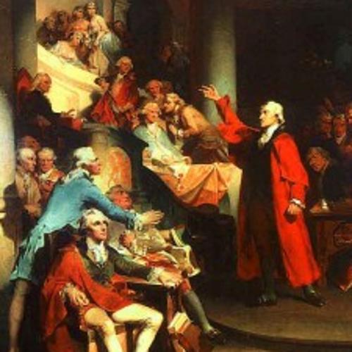 30 mayo 1765 año The Virginia Stamp Act Resolutions — 1765 (Cinta de tiempo)