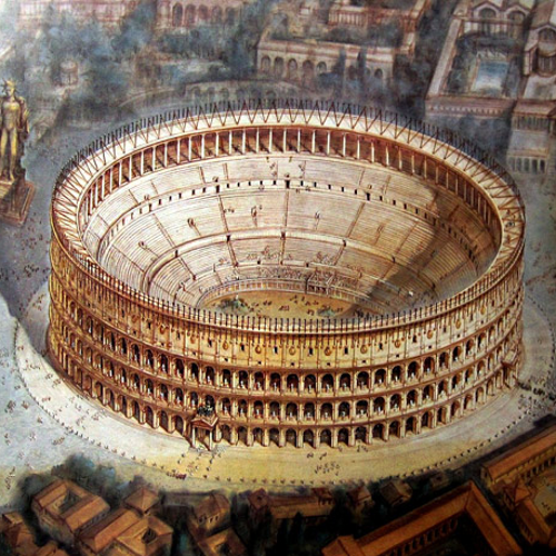 1 ene 80 año ANFITEATRO FLAVIO (Cinta de tiempo)