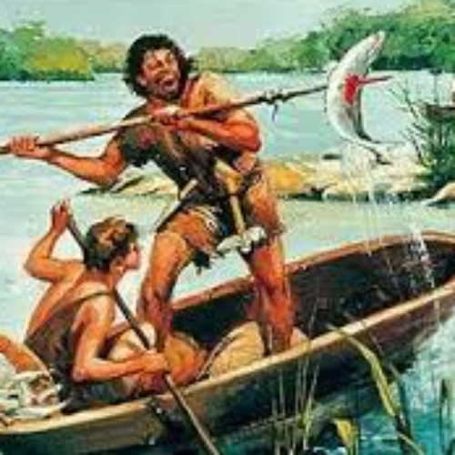 1 Jan 300000 Jahr v. Chr. - Hombre primitivo: "Se sabe que la especie  humana habita el planeta hace 300,000 años. El hombre vivió de la caza,  recolección de alimentos y comió